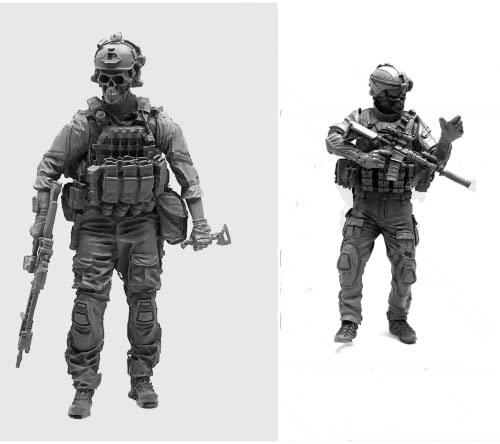 1/35 Resin Miniaturmodellbausatz Amerikanische Kommandosoldaten Resinmodellbausatz (2 Personen) unmontierte und unbemalte Resinteile (yyj9A-56). von Generic
