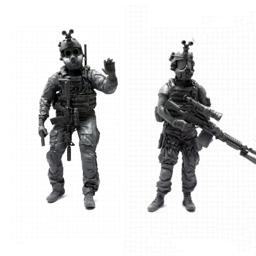 1/35 Resin Miniaturmodellbausatz Amerikanische Kommandosoldaten Resinmodellbausatz (2 Personen) unmontierte und unbemalte Resinteile (yyj9A-6). von Generic