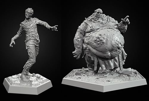 1/35 Sci-Fi Zombie Soldier Resin Soldier Model Kit Unbemalt und unmontiert Figur Resin Model Kit (2 Figuren) //i9w7Q6 von Generic