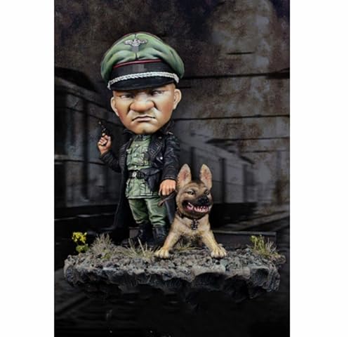 1/35 WW2 German Commander Resin Soldier Kit, unbemalter und unmontierter Resin Modellbausatz (inkl. Base) //i9w0Q1 von Generic