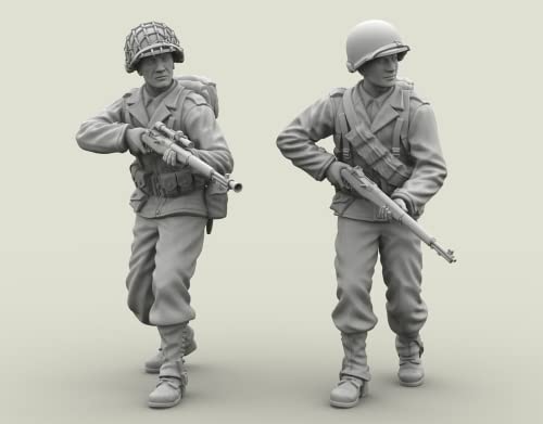 1/35 WWII Amerikanischer Soldat Modell Resin Modellbausatz unmontiert und unlackiert Resinteile///7kj5-4 von Generic