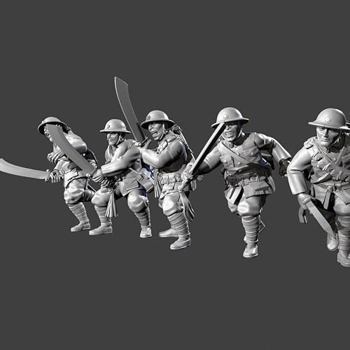 1/35 WWII Chinese Soldier Resin Soldier KitUnbemalte und unmontierte Figur Resin Modell-Bausatz //i8w7Q3 von Generic