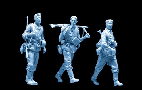 1/35 WWII Deutscher Soldat Modell Resin Modellbausatz unmontiert und unlackiert Resinteile///7kj5-2 von Generic