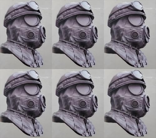 1/35 WWII Soldier Resin Head Replacement Kit Unbemaltes und unmontiertes Resinmodell // g9X5z1 von Generic