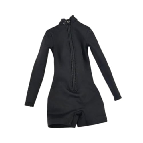 1/6 Actionfiguren Jumpsuit Weibliche Figur Kleidung, Handgefertigtes Puppenspieldekoration, Schwarz 1/6 Actionfiguren Jumpsuit Weibliche Figur Kleidung, Handgefertigtes Puppenspieldekoration, Schwarz von Generic