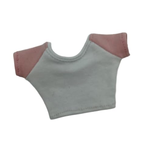 1/6 Damen Kurzarm-T-Shirt, Miniatur-Kleidung fürfür 12" weibliche Actionfiguren, Rosa 1/6 Damen Kurzarm-T-Shirt, Miniatur-Kleidung fürfür 12" weibliche Actionfiguren, Rosa von Generic