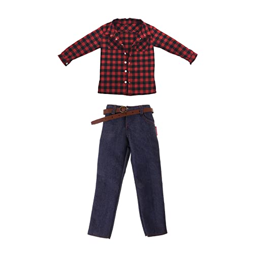 1/6 Hemd Mantel Jeans Hose Hose für 12 Zoll Männliche Figur Puppenkleidung 1/6 Hemd Mantel Jeans Hose Hose für 12 Zoll Männliche Figur Puppenkleidung von Generic