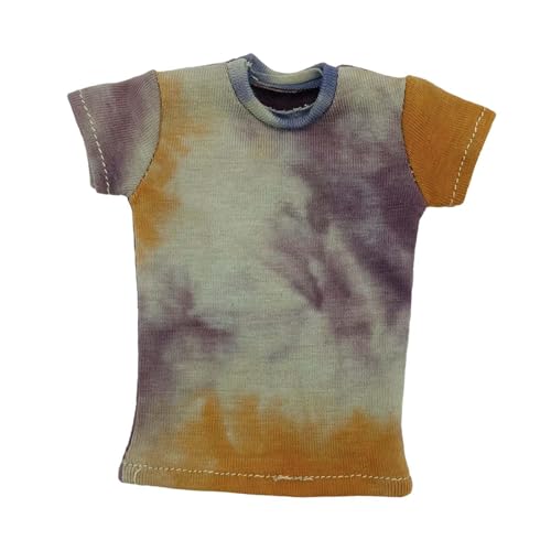 1/6 Weibliche Actionfiguren T Shirt Postume Dekoration Bequem, Tragbar, Miniaturkleidung, Puppenzubehör für Kleid Up Up Up, Orange 1/6 Weibliche Actionfiguren T Shirt Postume Dekoration Bequem, Tragbar, Miniaturkleidung, Puppenzubehör für Kleid Up Up Up, Orange von Generic