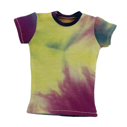 1/6 Weibliche Actionfiguren T Shirt Postume Dekoration Bequem, Tragbar, Miniaturkleidung, Puppenzubehör für Kleid Up Up Up, Rose Rot 1/6 Weibliche Actionfiguren T Shirt Postume Dekoration Bequem, Tragbar, Miniaturkleidung, Puppenzubehör für Kleid Up Up Up, Rose Rot von Generic