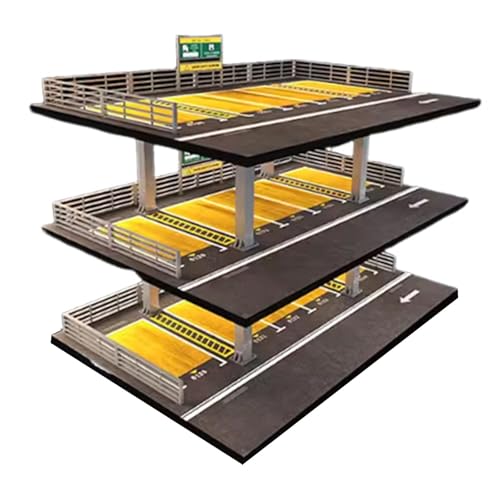 1/64 Dieastcast Model Garage Diorama Display Figuren Collector Modelle, Amerikanische 3-Schicht von Generic