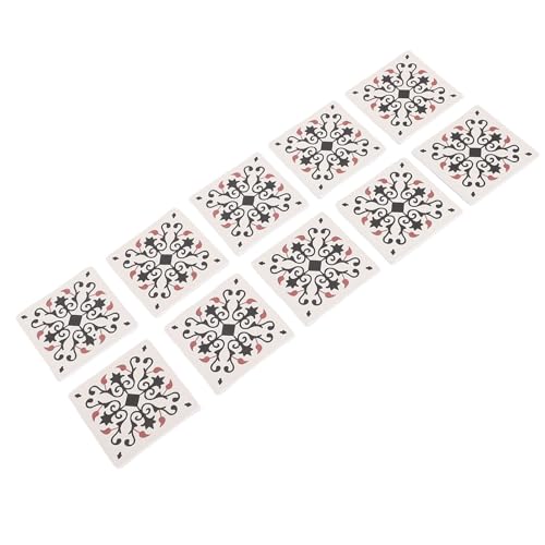 1: 12 Dollhouse -Bodenfliesen, 30 Prozent /60 Prozent Holz Mini -Miniatur -Puppenhauszubehör für Wohnkultur (2) von Generic