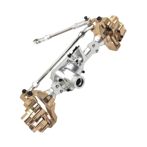 1:10 Gehäuse vorderen Achsen, Aluminiumlegierung, Zubehör, RC -Fahrzeug -Maßstabszubehör Ersatz für WLTOYS -Auto -Upgrades Teile, Silber von Generic