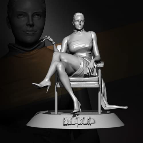 1:24 Resin-Miniaturmodell eines Science-Fiction-Agenten, weibliche Kriegerin, Resin-Modellbausatz (unmontiert und unbemalt) // R6EW-1 von Generic