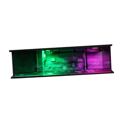 1:64 Skala Garage Moldel mit LED Showcase für Modellautos Mini Puppen von Generic