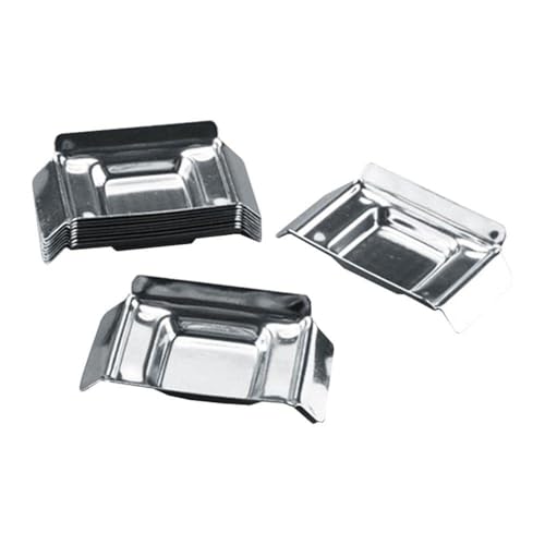 10 Stück Edelstahl-Einbettform Für Proben – Untere Paraffin-Einbettform – Laborgeräte – Chemie-Experimentierwerkzeuge(24x24x7mm) von Generic