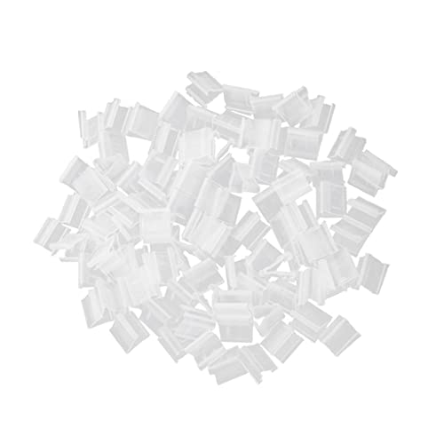 100 White Plastic Balloon V-Shape Sealing Clips for Festive Party Decorations von Generic