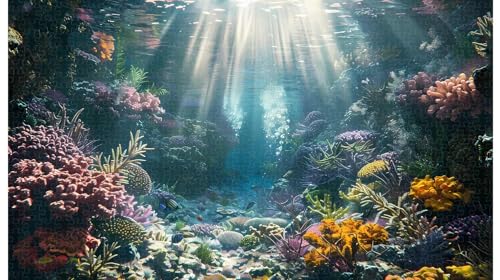 1000 Teile Holzpuzzle für Erwachsene, Staghorn Coral Forest (B ; 1000 Piece) von Generic