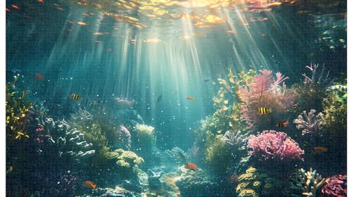 1000 Teile Holzpuzzle für Erwachsene, Staghorn Coral Forest (D ; 1000 Piece) von Generic