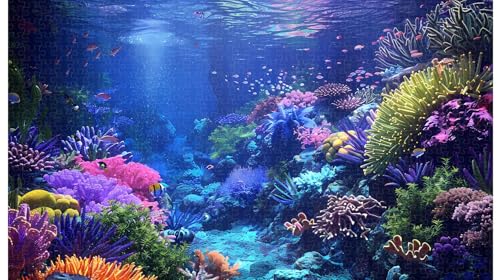 1000-teiliges Ozeanpuzzle, Tyndall Light-Woven Coral Canyon (A ; 1000 Piece) von Generic