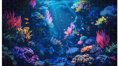 1000-teiliges Ozeanpuzzle, Tyndall Light-Woven Coral Canyon (D ; 1000 Piece) von Generic
