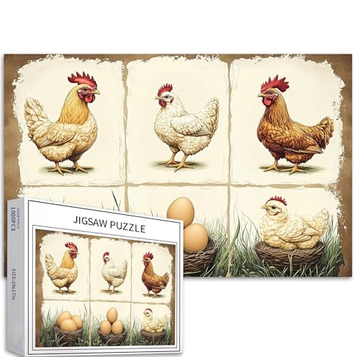 1000-teiliges Puzzle für Erwachsene, Bauernhof-Hintergrund, Kunst-Puzzle, bunte DIY-Puzzles für Heimdekoration, Geschenke, Familienpuzzle, perfekt für Spieleabende, 68 x 50 cm 1000-teiliges Puzzle für Erwachsene, Bauernhof-Hintergrund, Kunst-Puzzle, bunte DIY-Puzzles für Heimdekoration, Geschenke, Familienpuzzle, perfekt für Spieleabende, 68 x 50 cm von Generic