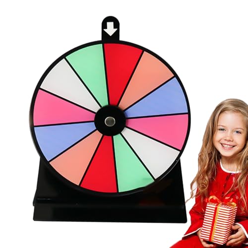 12 Slots Glücksrad Zum Drehen - Gluecksrad Gluecksrad | Drehrad Kinder Spielzeug | Preisrad Spinner Mit Ständer | Rutschfester Glücksrad Spielkreisel | Rouletterad Für Messen, Karneval, Festivals 12 Slots Glücksrad Zum Drehen - Gluecksrad Gluecksrad | Drehrad Kinder Spielzeug | Preisrad Spinner Mit Ständer | Rutschfester Glücksrad Spielkreisel | Rouletterad Für Messen, Karneval, Festivals von Generic