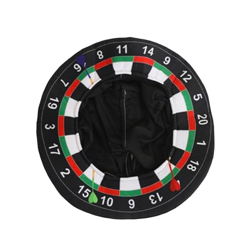 13,8 Inch Dartscheibe für Erwachsene, 35 cm, Bullseye-Thema, Sport-Fan-Board, Kostüm, Cosplay, Nachtkarneval, Kopfbedeckung, Kostümzubehör, Männer, Frauen, Karnevals-Requisiten Kjn170 (Black, 33cm) 13,8 Inch Dartscheibe für Erwachsene, 35 cm, Bullseye-Thema, Sport-Fan-Board, Kostüm, Cosplay, Nachtkarneval, Kopfbedeckung, Kostümzubehör, Männer, Frauen, Karnevals-Requisiten Kjn170 (Black, 33cm) von Generic