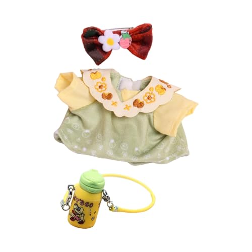 15cm Puppenkleidungsset, Bezaubernde Puppenkleidung, Kleid, Spielzeug, Bezaubernd, Alltagskleidung, Süße Puppenkleidung, Szene, mit Wasserflasche 15cm Puppenkleidungsset, Bezaubernde Puppenkleidung, Kleid, Spielzeug, Bezaubernd, Alltagskleidung, Süße Puppenkleidung, Szene, mit Wasserflasche von Generic