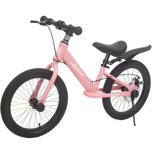 16 Zoll Laufrad für große Kinder | Trainingsfahrrad ohne Pedale mit Scheibenbremse | Ständer | Schutzbleche | Farbige Speichen | Kinderlaufrad ab 4-8 Jahre Jungen Mädchen,Rosa 16 Zoll Laufrad für große Kinder | Trainingsfahrrad ohne Pedale mit Scheibenbremse | Ständer | Schutzbleche | Farbige Speichen | Kinderlaufrad ab 4-8 Jahre Jungen Mädchen,Rosa von Generic