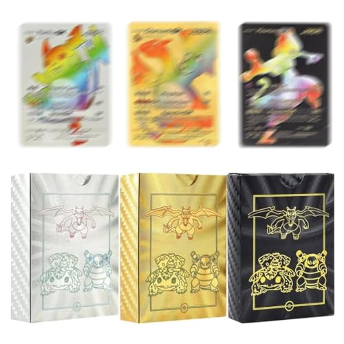 165 Stück Sammelkartenspiel Verschiedene, Boke-Moon Schwarz Gold Silber Seltene Cartoon Karten Set Keine Duplikate Karikaturen Comics Sammelkarten Geschenke Kindergeburtstag Party Karten 165 Stück Sammelkartenspiel Verschiedene, Boke-Moon Schwarz Gold Silber Seltene Cartoon Karten Set Keine Duplikate Karikaturen Comics Sammelkarten Geschenke Kindergeburtstag Party Karten von Generic