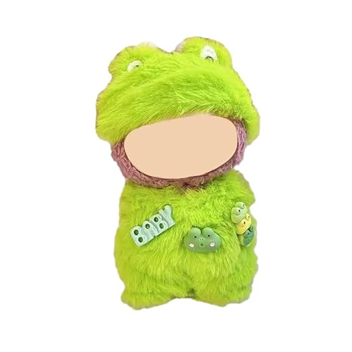 17 cm Puppenkleidung (ohne Puppe) Puppenkleidung Zubehör mit Hut + Kopfbedeckung + Kleid Puppenkleidungsset passend für Puppen modische Accessoires für Sammler Tne664 (Green, 17cm) von Generic