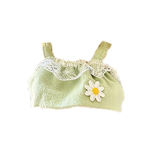 17 cm Puppenkleidung (ohne Puppe) Puppenkleidung Zubehör mit Hut + Kopfbedeckung + Kleid Puppenkleidungsset passend für Puppen modische Accessoires für Sammler Tne728 (Green, 17cm) von Generic