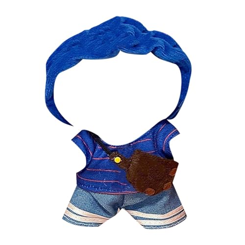 17 cm Puppenkleidung für Kinder ab 3 Jahren, weiche Stoff-Outfits, zum Spielen im Innenbereich, zum Anziehen, Kostümzubehör, kompatibel mit 17 cm großen Puppen Tne695 (A, 17cm) von Generic