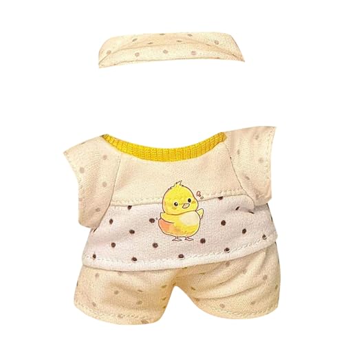 17 cm Puppenkleidung für Kinder ab 3 Jahren, weiche Stoff-Outfits, zum Spielen im Innenbereich, zum Anziehen, Kostümzubehör, kompatibel mit 17 cm großen Puppen Tne695 (B, 17cm) von Generic