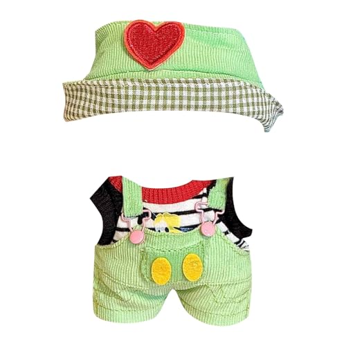 17 cm Puppenkleidungs-Outfit, modisches Kostüm weichem Stoff für Kinder ab 3 Jahren, für drinnen, zum Spielen, so tun, als ob, zum Anziehen, Zubehör Tne696 (B, 17cm) von Generic