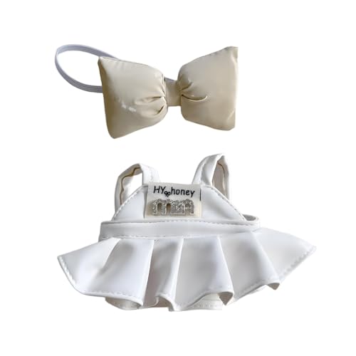 17 cm große Macaron-Puppenanhänger, Mode-Outfit-Zubehör-Set, Mini-Puppenkleidungs-Dekorationsset zur Ausstellung und weicher Stoff, süße Ornamente im Party-Stil (Puppe Nicht im Lieferumfang (A, 5cm) von Generic