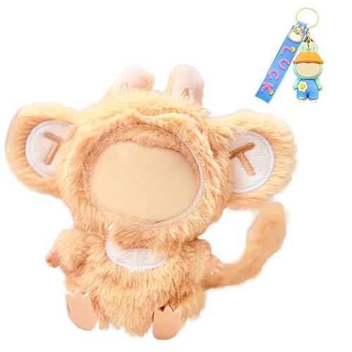 Affen Kostüm für 15-17cm Sammelfiguren | Lustiges Plüsch Outfit als Kleidung für Art Toys & Künstlerpuppen | Inkl. Limitiertem Anhänger (Nur Kleidung) Affen Kostüm für 15-17cm Sammelfiguren | Lustiges Plüsch Outfit als Kleidung für Art Toys & Künstlerpuppen | Inkl. Limitiertem Anhänger (Nur Kleidung) von Generic