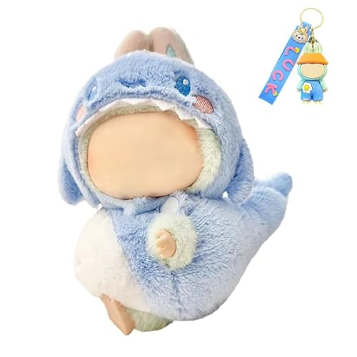Hai Kostüm für 15-17cm Sammelfiguren | Niedliches Plüsch Outfit als Kleidung für Art Toys & Künstlerpuppen | Inkl. Limitiertem Anhänger (Nur Kleidung) Hai Kostüm für 15-17cm Sammelfiguren | Niedliches Plüsch Outfit als Kleidung für Art Toys & Künstlerpuppen | Inkl. Limitiertem Anhänger (Nur Kleidung) von Generic