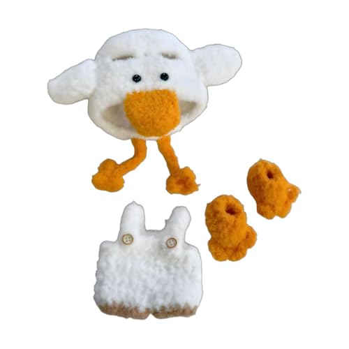 17cm Macaron Doll Charms Fashion Outfit Accessories Set Mini Doll Clothes Decorations Kit for Display and Soft Fabric Cute Party Style Ornaments (Doll Not Included) Zpt336 (White, 5cm) von Generic