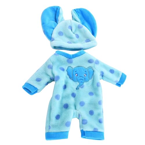 1Set Puppenkleidung Wiederverwendbare Puppenpyjamas zum Anziehen Niedliche Pyjamas für Puppen HYw836 (Sky Blue, 24x17x1 cm) von Generic