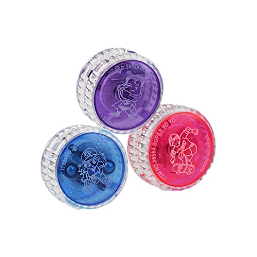 1pc Glühender Yo Yo Ball Wiederverwendbares Plastik YOYO Spielzeug für Kinder und Anfänger Zufällige Farbe 1pc Glühender Yo Yo Ball Wiederverwendbares Plastik YOYO Spielzeug für Kinder und Anfänger Zufällige Farbe von Generic