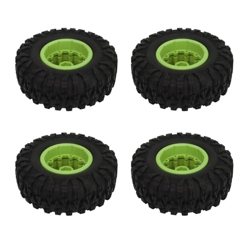 2,2-Zoll-RC-Crawler-Reifen, 4 Stück 2,2-Zoll-RC-Crawler-Reifen Verschleißfest Hervorragender Grip für die Reparatur von RC-Autos (Green) von Generic