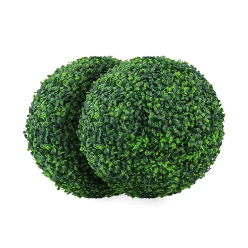 2 15,7 Zoll Künstliche Pflanzenhalterung Bälle Künstliche Boxholz Dekorative Bälle Für Garten, Innen- Und Außenkünstlungskugel Für Künstliche Kugelboxholz, Sonnenschutzhänge Gefälschter Blattkugel Ter 2 15,7 Zoll Künstliche Pflanzenhalterung Bälle Künstliche Boxholz Dekorative Bälle Für Garten, Innen- Und Außenkünstlungskugel Für Künstliche Kugelboxholz, Sonnenschutzhänge Gefälschter Blattkugel Ter von Generic