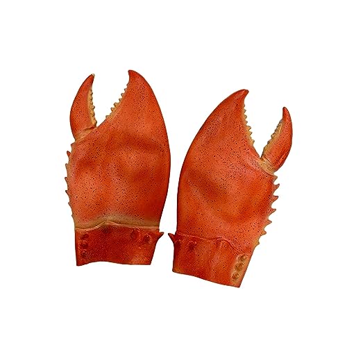 2 X Hummerkrallen Handschuhe, Krabbenzangen Handschuhe für Festival Theater Kleiderpartys 2 X Hummerkrallen Handschuhe, Krabbenzangen Handschuhe für Festival Theater Kleiderpartys von Generic