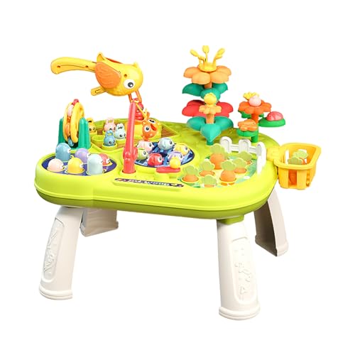 2-in-1 Homeoffice Activity Center, Aktivitätstisch, Unterhaltung für Babys und Spieltisch, Aktivitätscenter, Spielcentrum und Spieltisch, interaktiven Aktivitäten, ab 18 Monate (1PC) von Generic