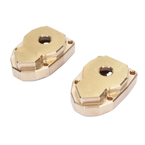 2-teilige Portalabdeckungen, Langlebige Schutzabdeckungen für den äußeren Achsschenkel mit Hochglanzpoliertem Finish (Gold), für RC-Autos Im Maßstab 1:7 von MK07 von Generic