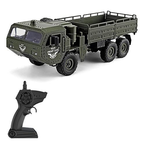 2.4GHz Fernbedienung LKW mit ABS Metallrahmen, 7.4V 900mAh Li-Ionen-Akku, 50min Spielzeit, 40m, Waldgrün, 46,7 x 15,5 x 15,5 x 15 cm von Generic