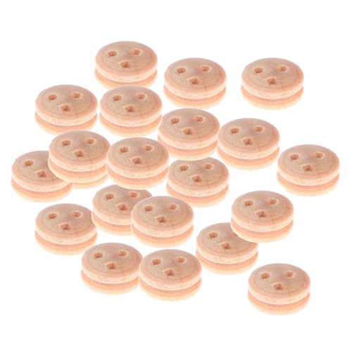 20 Stück Riemenscheibenblöcke Langlebiges Deadeye Schiffsmodell für Alte Segelboot Modellbausätze ACCS Bootszubehör, 8MM von Generic
