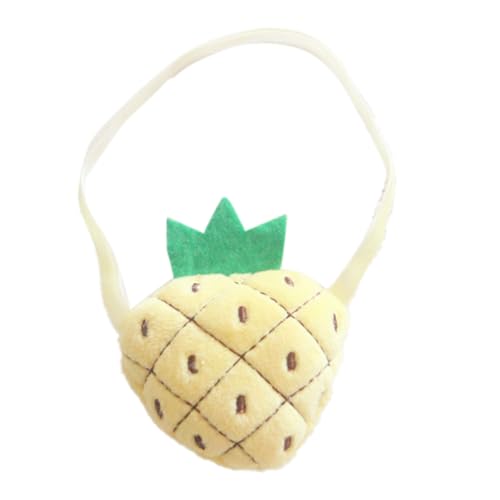 20 cm Puppenzubehör-Set, 2 entzückende Obst- Gemüse-Minitaschen für Puppen (Karotten- Ananas-Design), weich für 8 große Stofftiere Tne659 (B, 7x5x2cm) von Generic