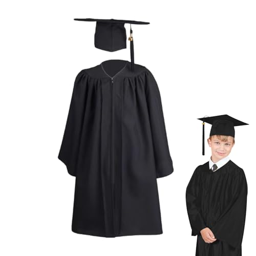 2023 Pfotel Hut und Kleid Set mit letzter Kappe, uni kultivierten einheitlichen Kleid für High School und Mittelstufe | endgültige Kleidung in 5 Farben, bequeme Passform, perfekt in von Generic